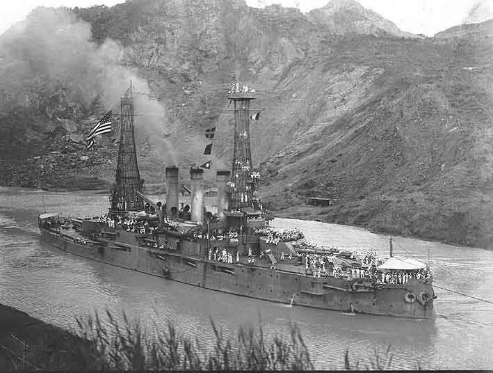 Ohio in Panama Canal